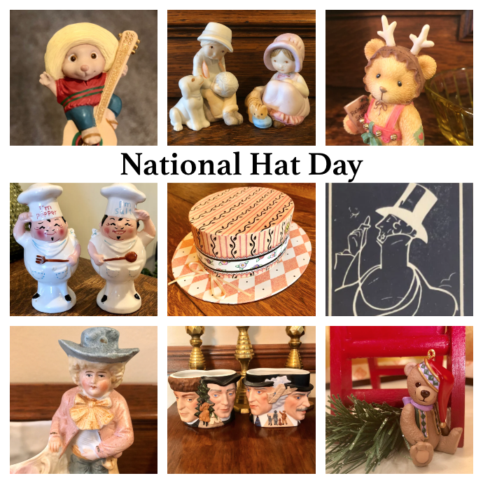 ZendingMachine1's tweet photo. It's National Hat Day 🎩👒
Shop #vintage #decor &amp; more 
on #ZendingMachineShop on #Etsy
>>> https://t.co/08CUVuwMIS 
#nationalhatday #shopsmall https://t.co/UHHqMsTMIf