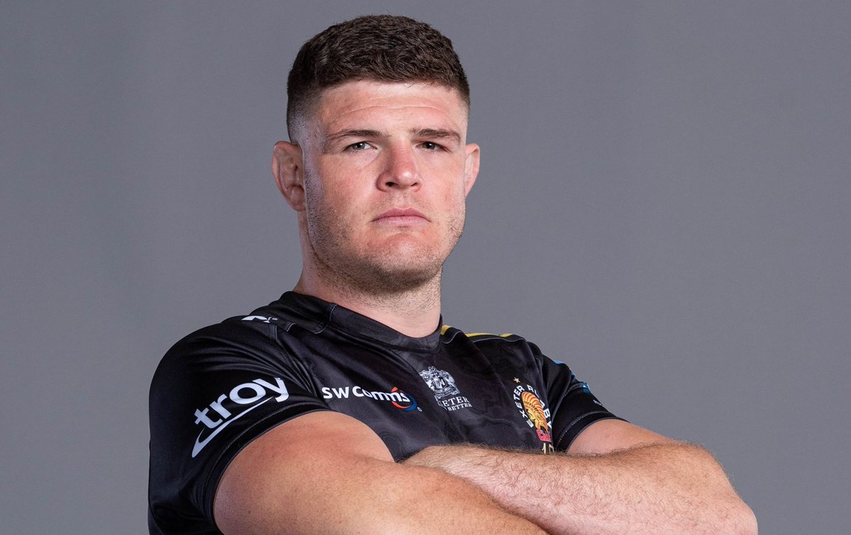 ExeterChiefs's tweet photo. 2⃣0⃣0⃣ UP: @ExeterChiefs star @dave_ewers to run out for his 200th appearance in club colours today in the @ChampionsCup clash with @GlasgowWarriors 

https://t.co/SGsQzaKmst

#EXEvGLA https://t.co/qdNpiVPlR1