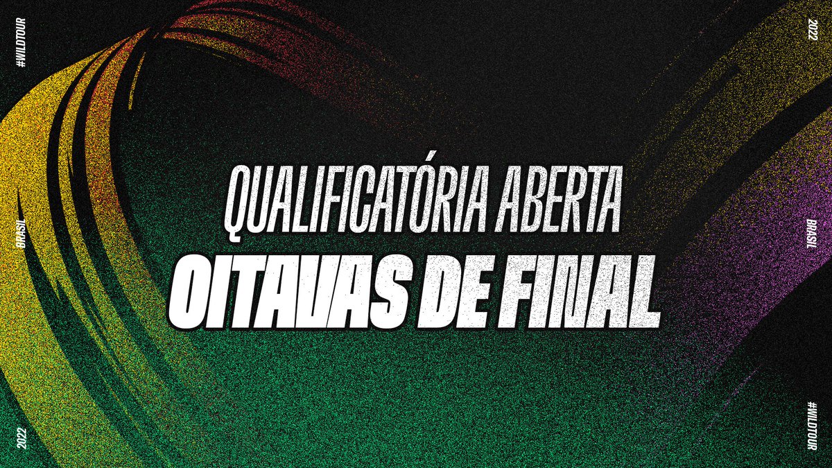 Hoje tem Oitavas de Final na Qualificatória Aberta 2 do #WildTour! 🔥

E não esquece: as partidas começam às 14h. ⏰

Acompanhe nossa cobertura aqui no Twitter, e também nas transmissões dos nossos casters!
