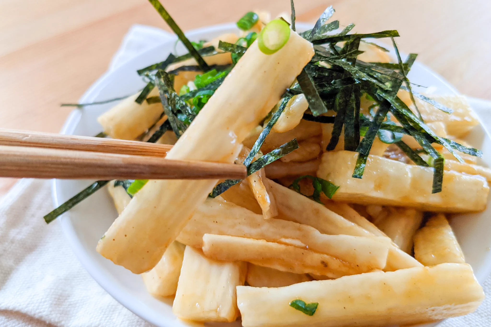 にんにく&お醤油の味付けがよく合いそう！簡単でお手軽な「長芋」レシピ！
