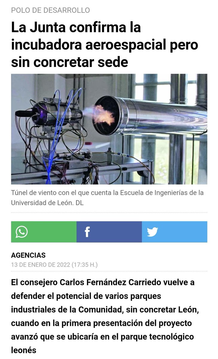 13christianfdez's tweet photo. Noticias que se leen mejor juntas:

10/12/21: La Agencia Europea concede a #Leonesp la incubadora de proyectos aeroespaciales

11/12/21: @UPLeones advierte de que la @jcyl la quiere llevar a Valladolid 

13/01/22: La @jcyl confirma su deseo

Ya sabes qué hacer el #13F... https://t.co/aQQpJ2pbaK