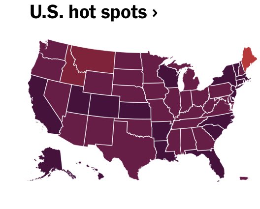 Only one “not-so-hot-spot” left in the US, congrats #Maine !