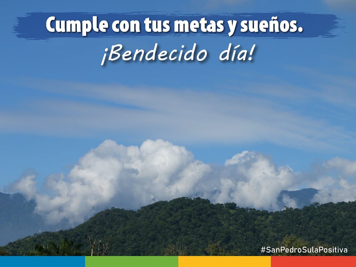 MuniSPS0501's tweet photo. ¡#FelizSábado #SanPedroSula!

#FelizDía

#TodosConMascarilla
#15Enero https://t.co/QICXqiihar