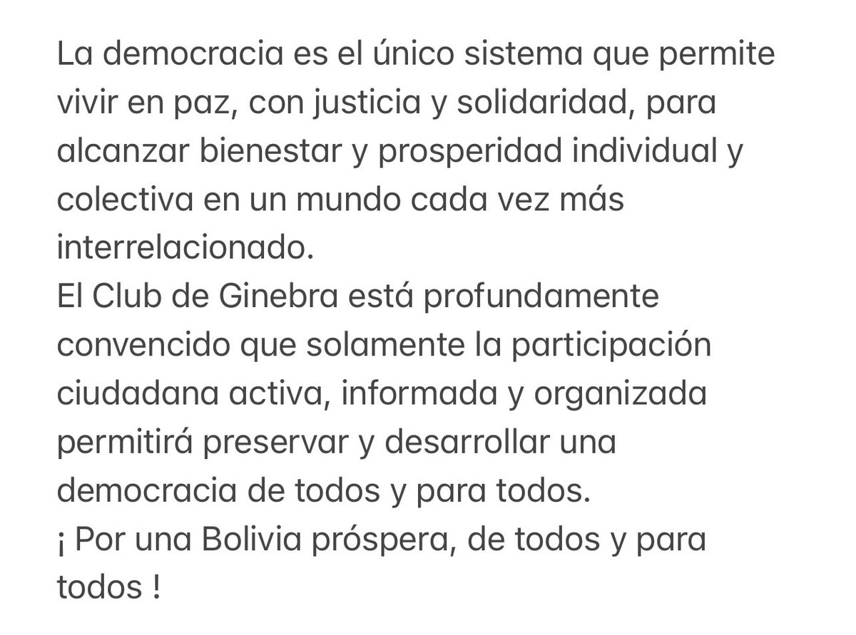 #Bolivia #Democracia #BoliviaDemocrática #BoliviaCiudadana #DemocraciaParticipativa #DemocraciaCiudadana #BoliviaDeTodosYParaTodos