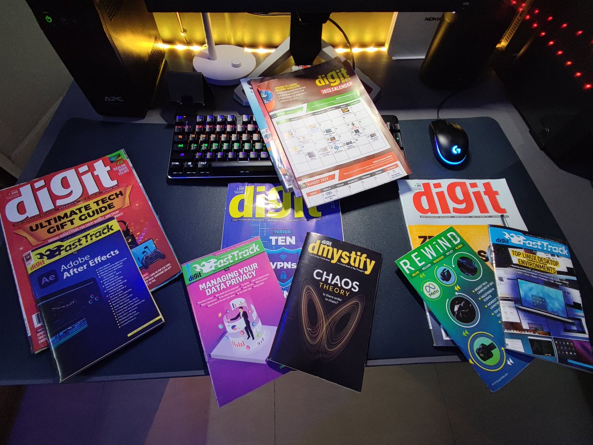 Hiteshdixit952's tweet photo. Pure Nostalgia 😌
Nothing Can Be Better Than Having The Physical Copy Of My Go To Tech Magazine Since Childhood.
.
.
@digitindia @stufflistings
#Digit #DigitIndia https://t.co/6AJFKZlJQW