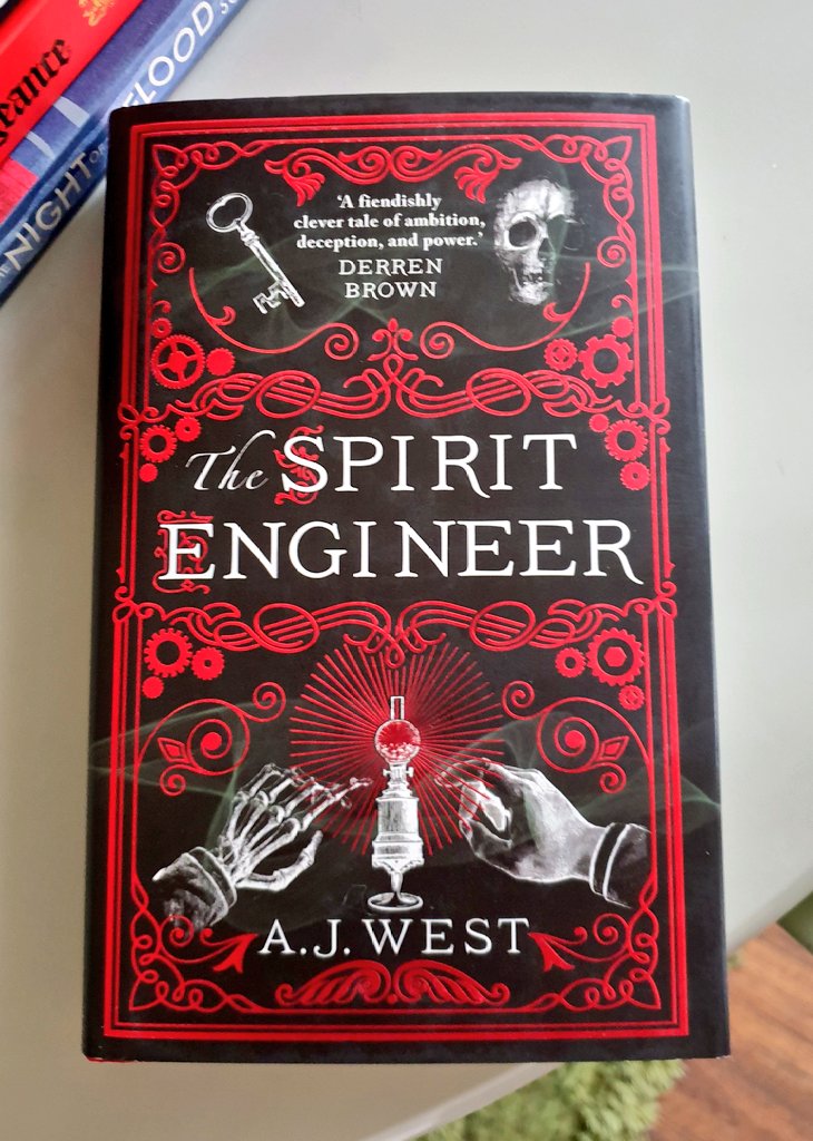 Some fabulous #bookmail today!
Thank you so much @Matt_Casbourne for my cooy of #TheSpiritEngineer by @AJWestAuthor cannot wait to get started on it! 
#books #BookTwitter #bookblogger #booklovers #bookbloggers