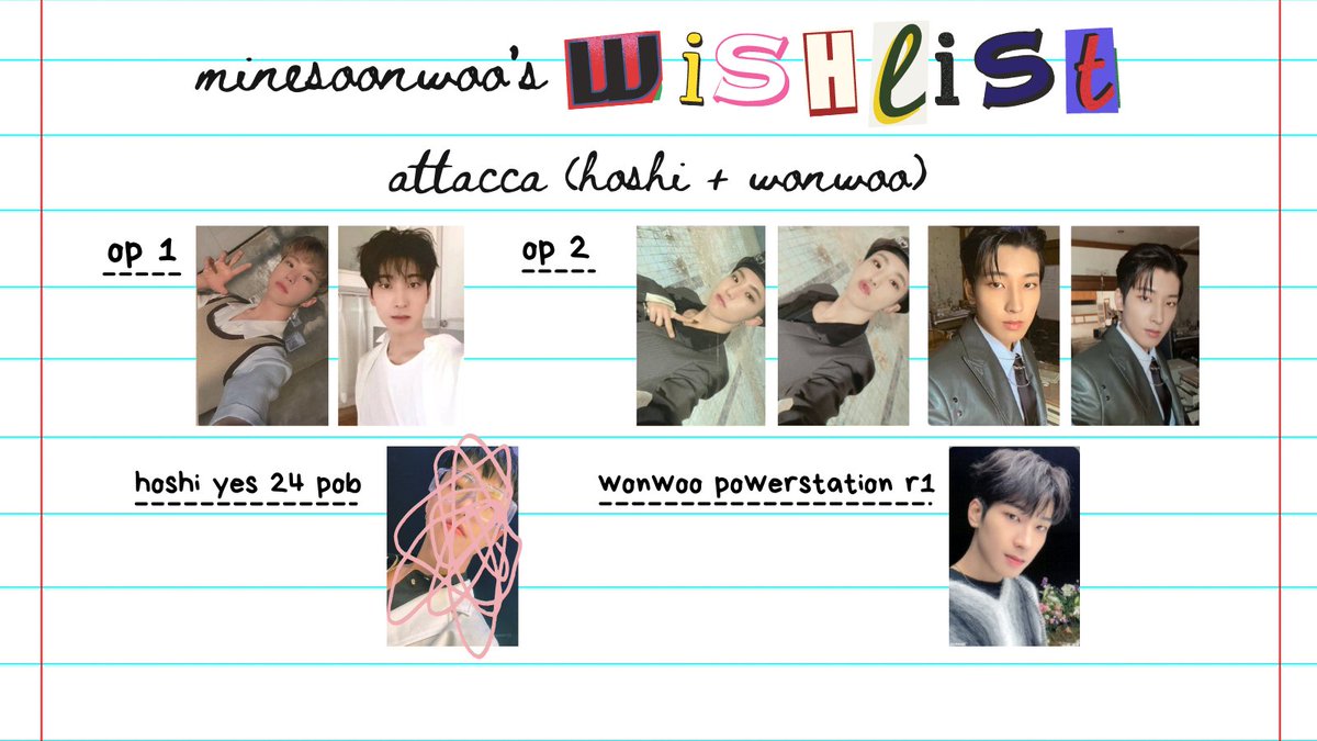 minesoonwoo's tweet photo. ☁️ ic wts lfb ! 

semi-qs (mostly woozi) 
— will lower if buying 2 or more pcs 
— can mine na but will prio buying sets  
— can be traded on my wishlist (3rd pic), will do n:1 depende sa pc 

mod: gcash 
mop: sco, ggx, sdd 

please help rt 🤍 https://t.co/wKuMt3lCMc