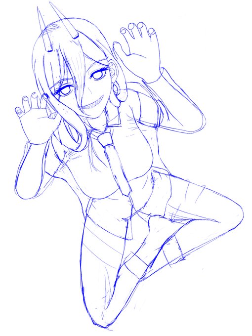 チェンソーマンのパワーちゃんをお絵描き中
中々難しい構図だけど頑張るマン

#チェンソーマン #chainsawman  #パワーちゃん
#絵描きさんと繋がりたい 
#イラスト好きさんと繋がりたい 