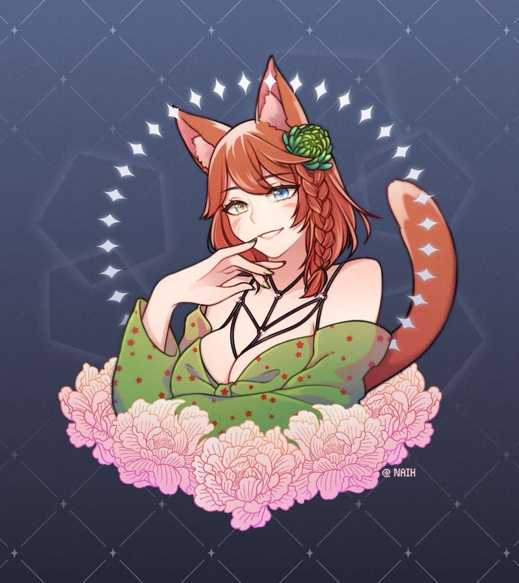 Kamilkazee's tweet photo. Ever since the first time Cami saw @naih_cy art, Cami knew Naih would be the one to bring Camille to life.. Thank you so much for working hard on making her so lovely and Cami look forward to many more in the future 🐱 https://t.co/DJ8hP8bYvh