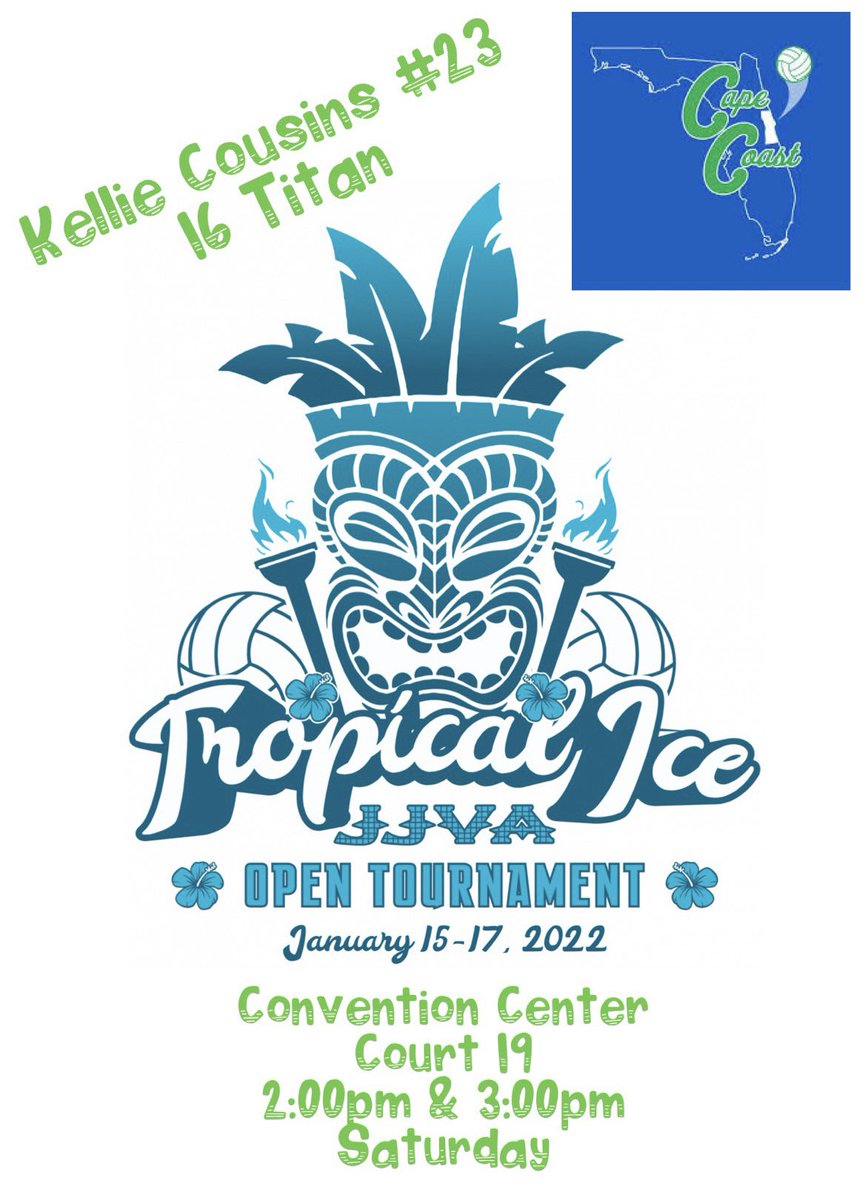 Let’s Go! Tournament day 1 in Jacksonville. 16 Open is loaded💪🏐 Good Luck Ladies! <a href="/mak3320/">MakCarter33</a> #CCVC #16Titan #UANext #AllAmericaVB #16Open