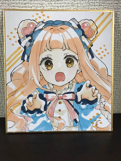 明日持ってく色紙です! 