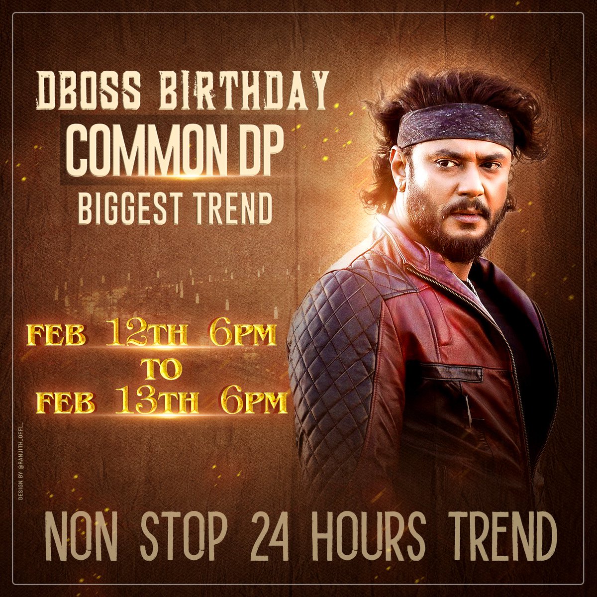 NaikalYesuraj's tweet photo. ಬಾಕ್ಸ್ ಆಫೀಸ್ ಸುಲ್ತಾನ್ ಚಾಲೆಂಜಿಂಗ್ ಸ್ಟಾರ್ ಡಿಬಾಸ್ ರವರ ಹುಟ್ಟು ಹಬ್ಬದ ಪ್ರಯುಕ್ತ ನಡೆಯಲಿರುವ 24 ಗಂಟೆಗಳ ದೊಡ್ಡ ಮಟ್ಟದ ಟ್ರೆಂಡ್ ಫೆಬ್ರವರಿ 12 ರಿಂದ 13 ವರೆಗೆ ನಡೆಯಲಿದೆ 

ಎಲ್ಲಾ ಡಿಬಾಸ್ ಅಭಿಮಾನಿಗಳು ಭಾಗವಹಿಸಿ ಯಶಸ್ವಿಗೊಳಿಸಬೇಕಾಗಿ ವಿನಂತಿ 

#DBoss #Kranti 
#DBossBdayCDPTrendOnFeb12 https://t.co/nMF2pCcEf4 https://t.co/EiVGhKlPuL
