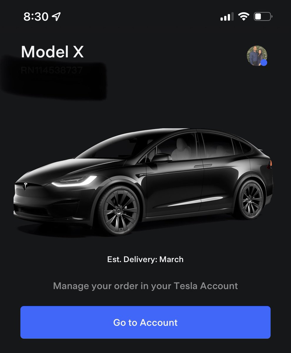 CarpeDiemMoose's tweet photo. Waiting since Feb 2021 and just saw expected delivery date pushed for the third time to March 2022. Anyone else experiencing the same? Wifey is not going to like this. Elon Musk: "Where Is My Wife’s Car, Bro?"  https://t.co/0TGlqzmDTB @elonmusk @Tesla #modelX #modelxrefresh https://t.co/FTc1uXdf1m