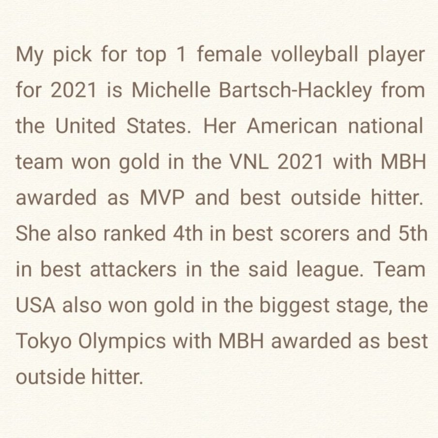 usavballstan's tweet photo. Posting my essays about why these players should be in the number 1 list of volleyball world.
required by mx .@aaronadlawan
#FlyHighAaron🕊
#ParaSaWamPipti https://t.co/4aqLobZ5QD