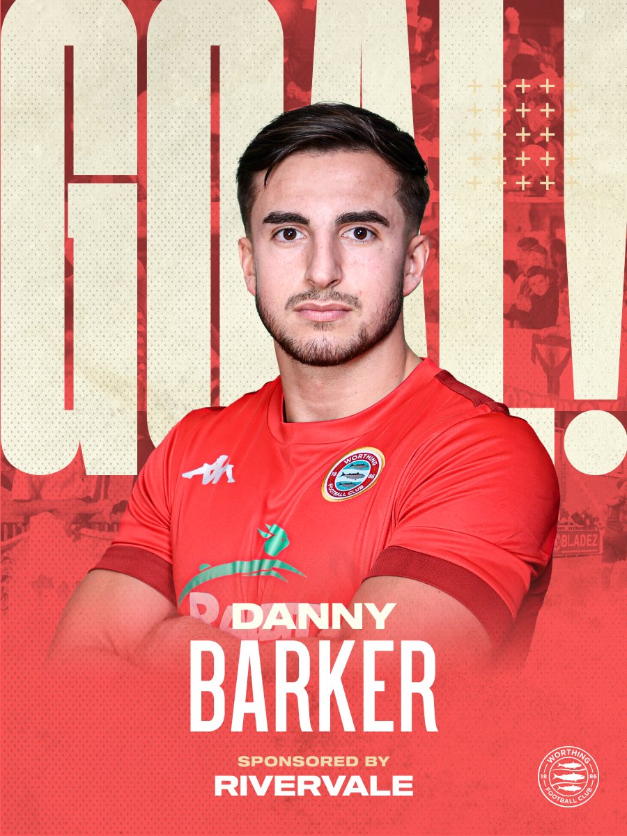 WorthingFC's tweet photo. 62’ - GOALLLLLLL

A tidy move from Worthing is sealed by a deflected effort from Danny Barker. 

[4-0] #WORLEA https://t.co/nn3jbCrP0w