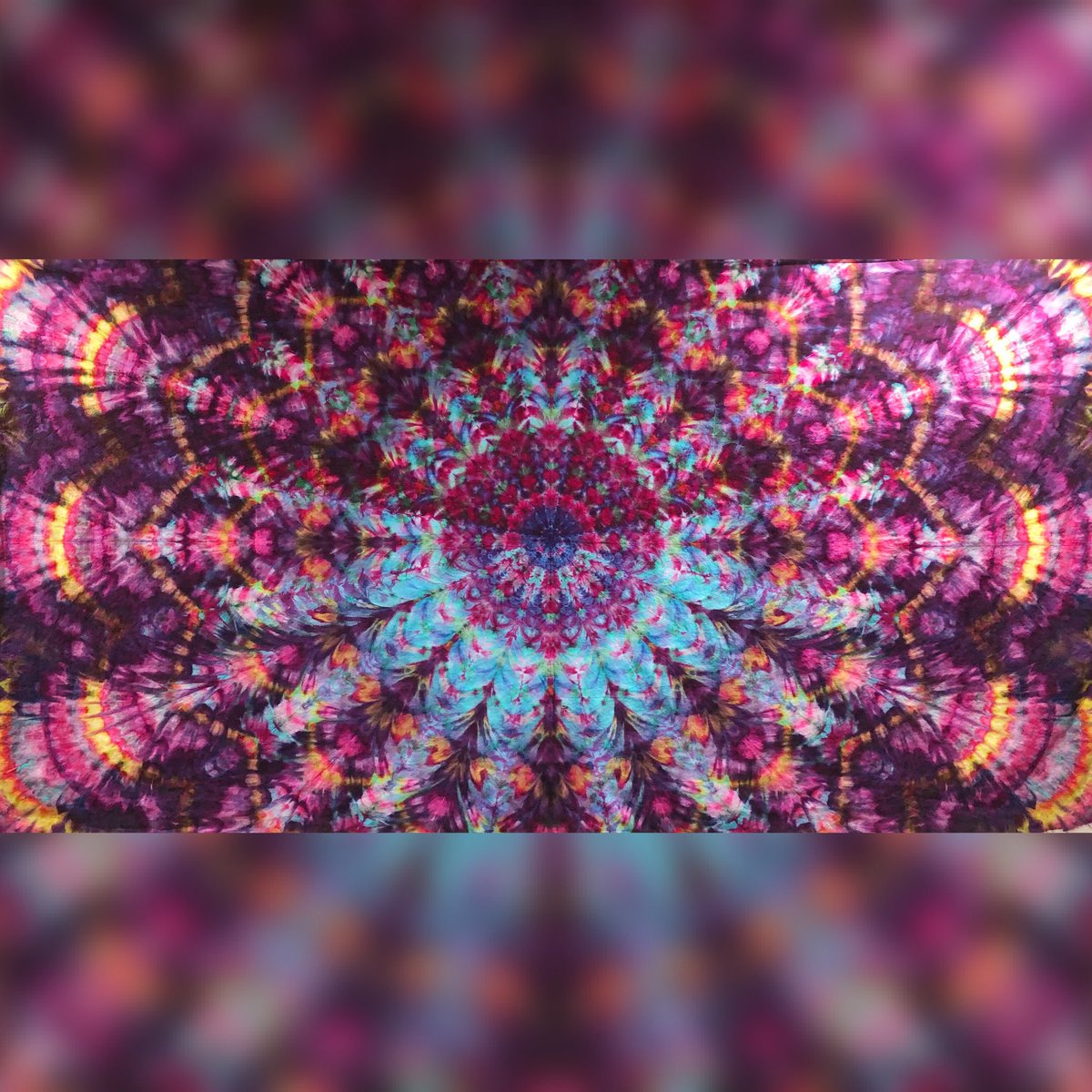 ithacatiedyes's tweet image. New tapestry! The first one we made in our new studio! It’s 3.5x7ft 
IthacaTieDyes.com