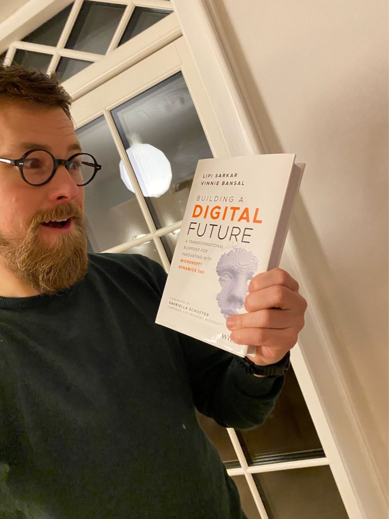Mind....Blown 🤯Building a Digital Future: A Transformational Blueprint for Innovating with 
<a href="/MSFTDynamics365/">Dynamics 365</a> book is ACTUALLY in hands of Microsoft colleagues!! Make sure to pick up your copy 📕 today from Amazon 🛒incase you haven't ordered it yet. #MSDyn365 #D365FO #msdyn365ce