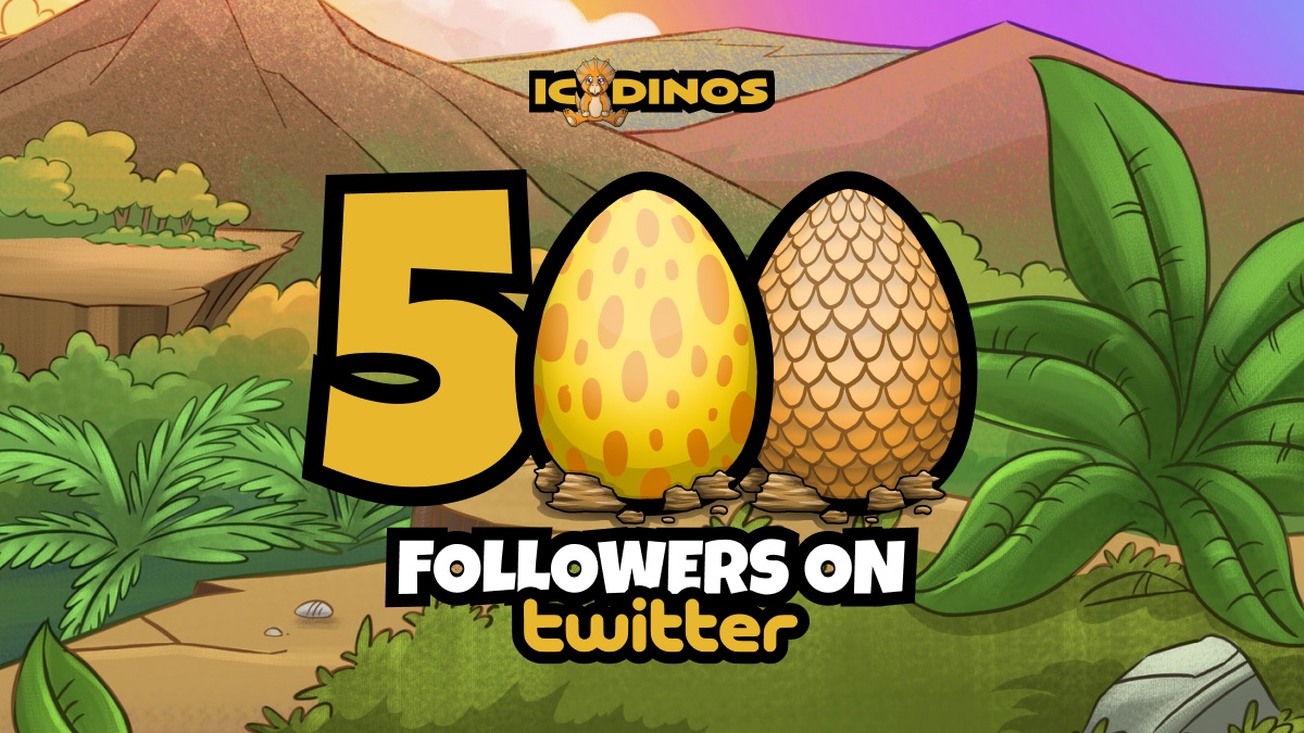 IC Dinos 🦖🦕 (@icdinos) on Twitter photo We have hit 500 followers on Twitter!🦕 We have hit 500 followers on Twitter!🦕
