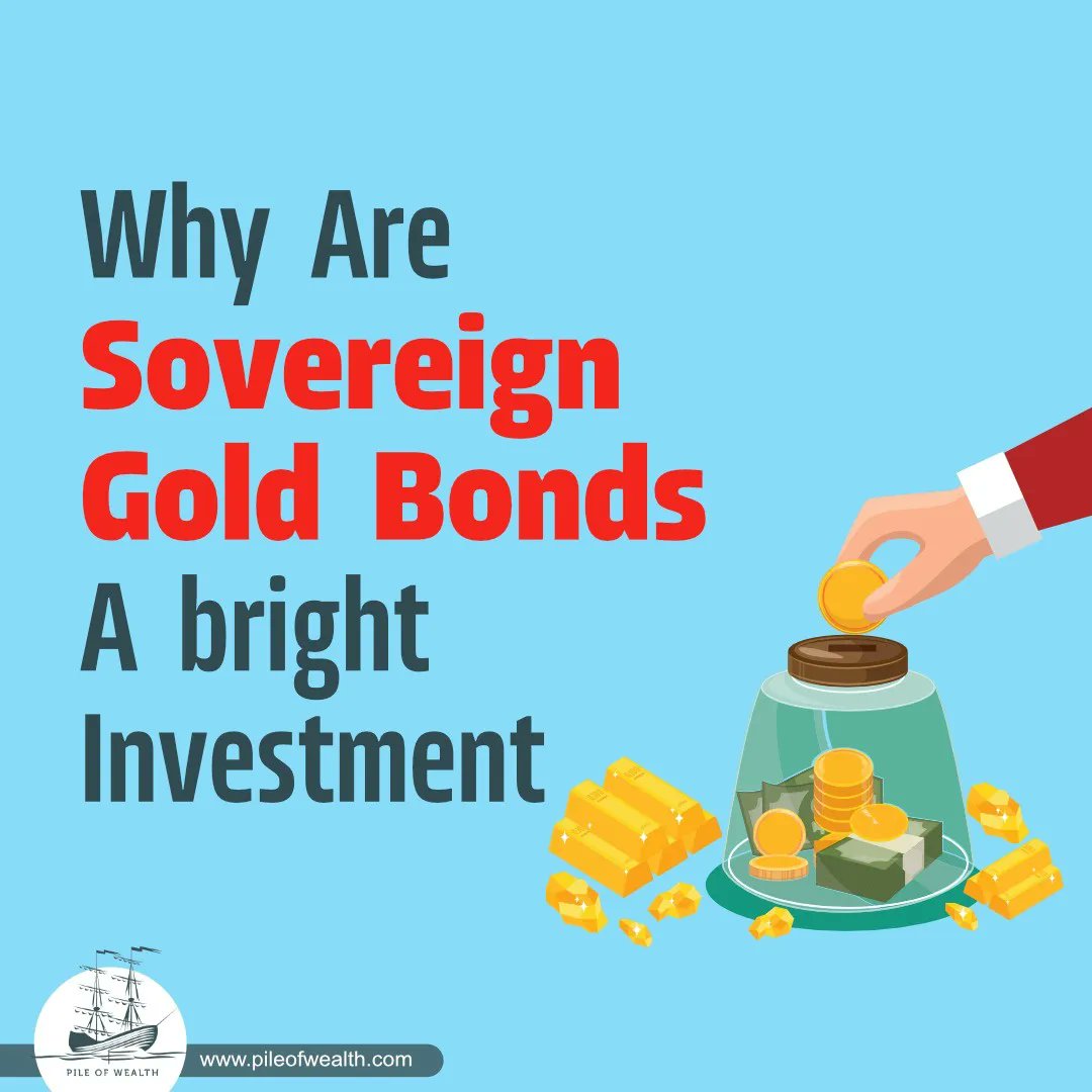 PileWealth's tweet photo. Why are Sovereign Gold Bonds
A Bright Future..✨

Let Us Know.

Connect With Us @PileWealth for More Related Knowledge &amp; Updates.

#gold #goldbond #goldbonds #sovereigngoldbonds #sovereigngoldbond #capital #capitalgains #demat #rbi #interest #market #pilewealth #pileofwealth https://t.co/qRUhBm0DwK