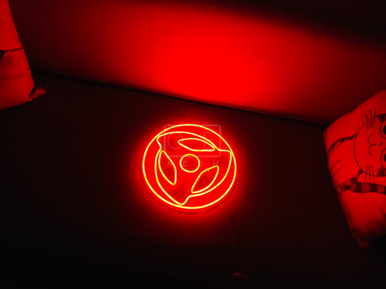 Sharingan neon wall light online