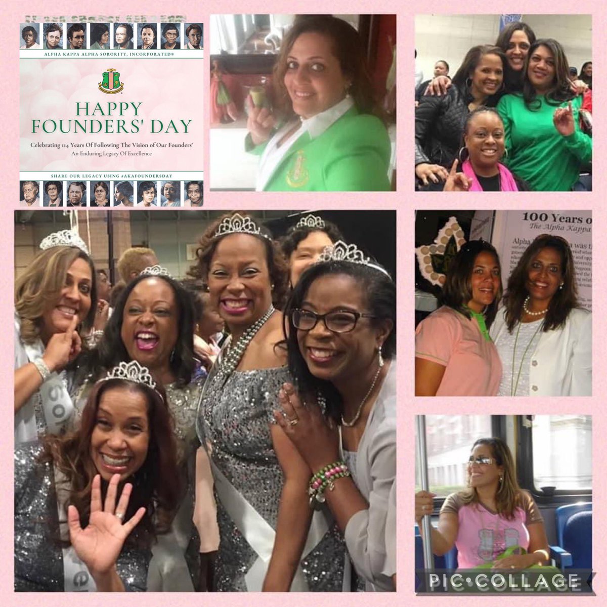 DrJ_knows15's tweet photo. 114 Years of Sisterhood & Service! ππ Happy Foundersβ Day to all the phenomenal women of @akasorority1908 Alpha Kappa Alpha Sorority, Incorporated! Special love to my MVP @KamalaHarris ππ #Spr1994 #SilverSoror #Life #DelawareStateUniversity #DeltaLambda #EIO https://t.co/lGtTb5S6Kx