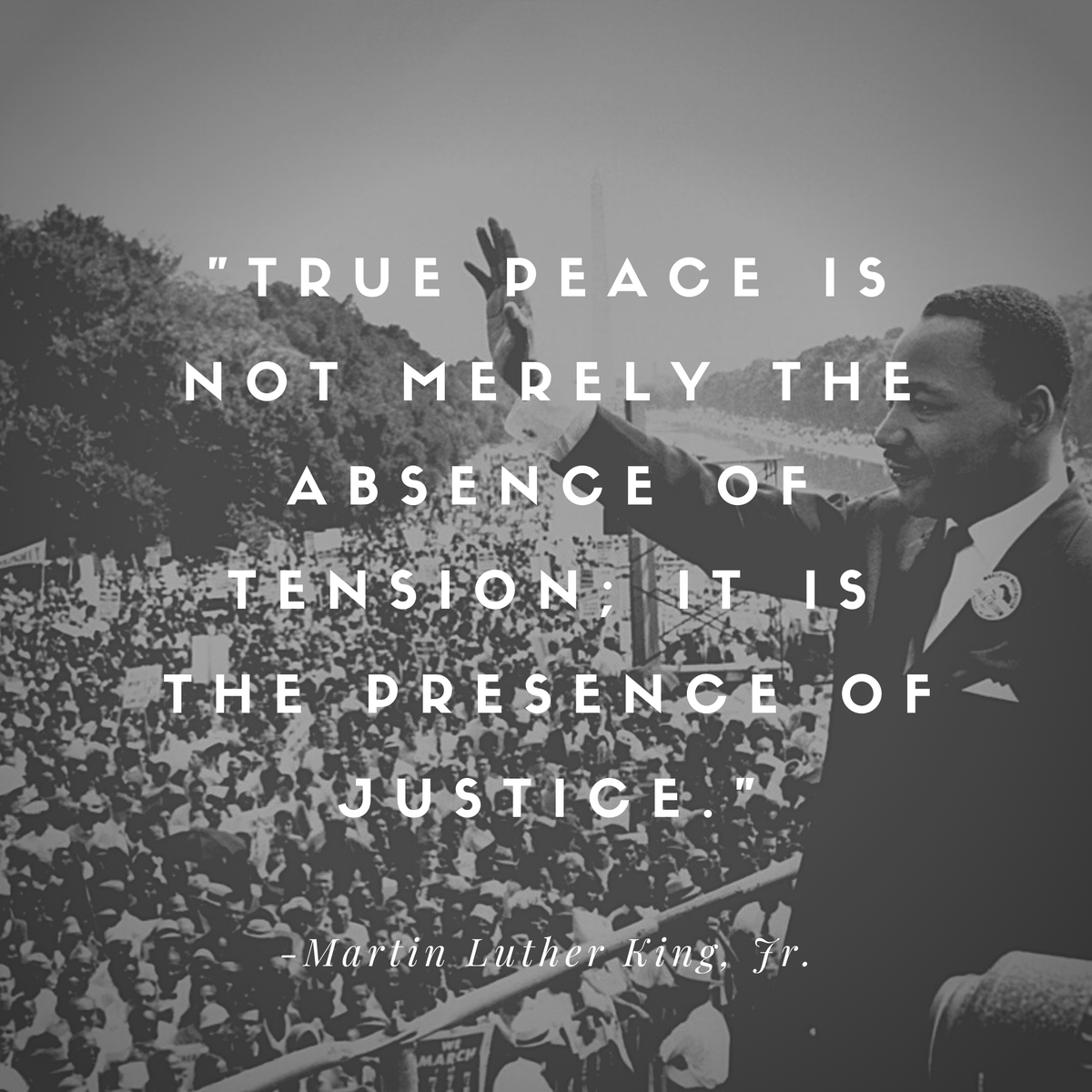 Today, on his birthday, we honor activist and Nobel Peace Prize winner Dr. Martin Luther King Jr. His leadership led to a movement for the humane rights of Black people across America. Though we are not there yet, we thank Dr. King for helping pave the road to a more just future.