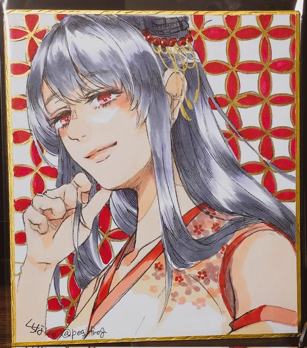 明日持っていく色紙です!よろしくお願いします～!!ぜーんぶ小色紙!!!  #艦隊名古屋 