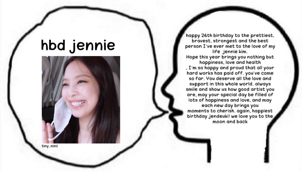 Happy birthday jennie, my love 🤍