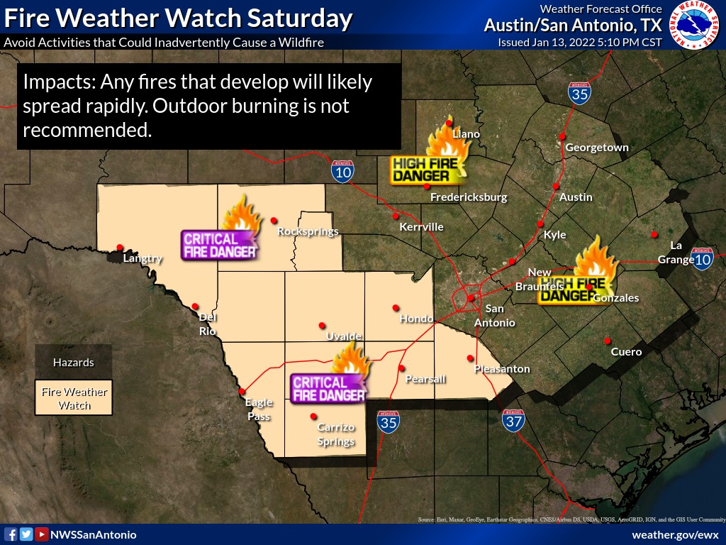 Fire Weather Watch today. https://t.co/Bn7yWT8Zop