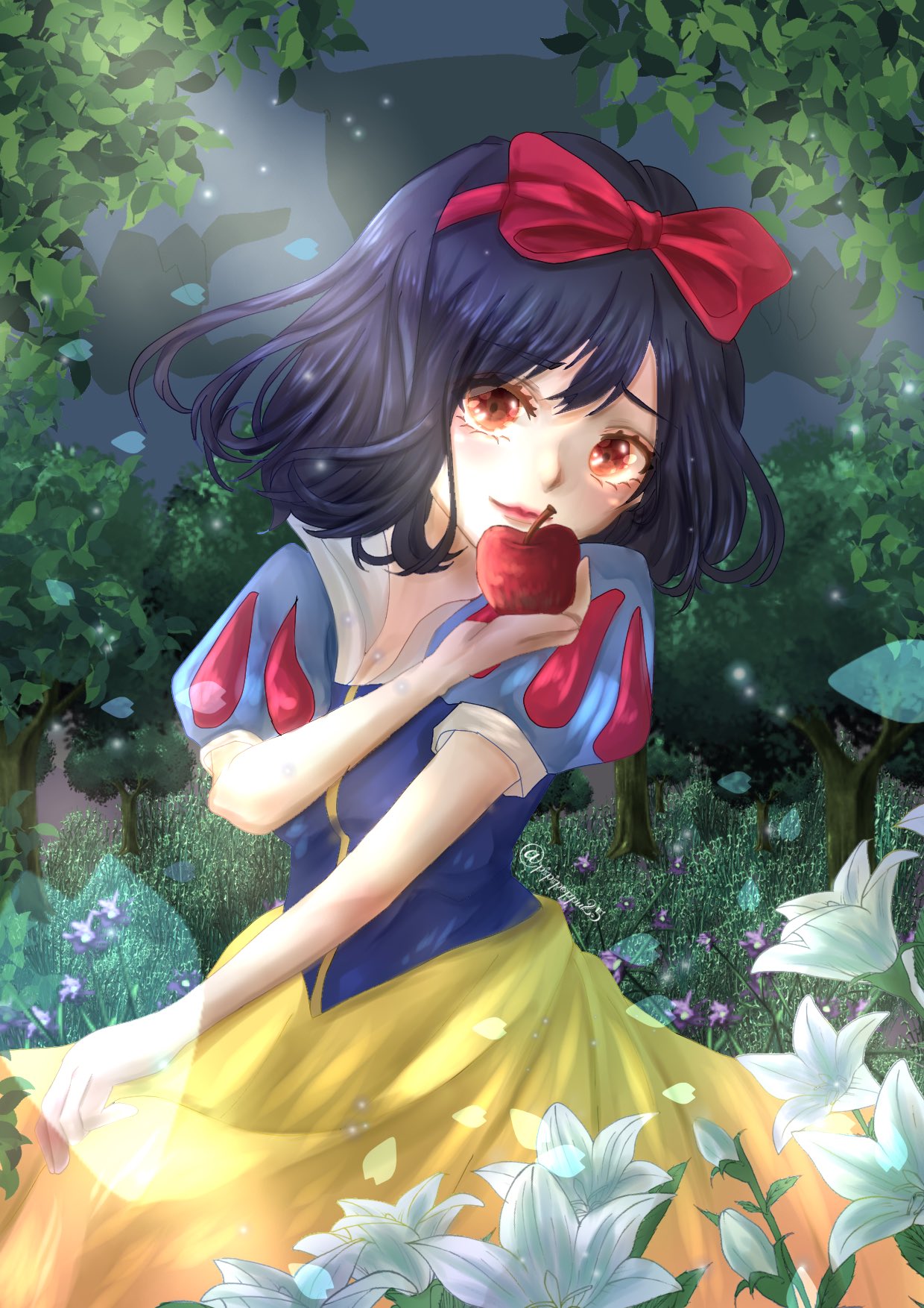 ぽん 白雪姫 イラスト 白雪姫 グリム童話 イラスト Illustration Illustrationart アイビスペイントx 描いてみた 絵描きさんと繋がりたい イラスト好きな人と繋がりたい T Co Xyk10nkyks Twitter