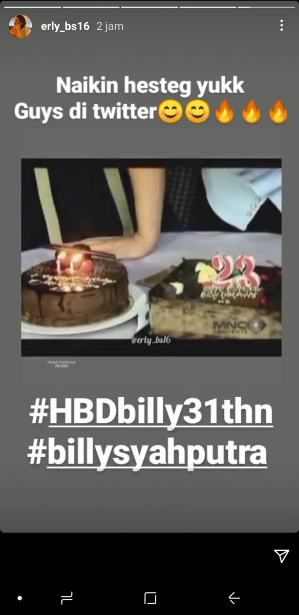 Ikut meramaikan hastag ah berapa jam lagi ultah nich <a href="/bangbily/">Billy Syahputra</a> #HBDbilly31thn #billysyahputra