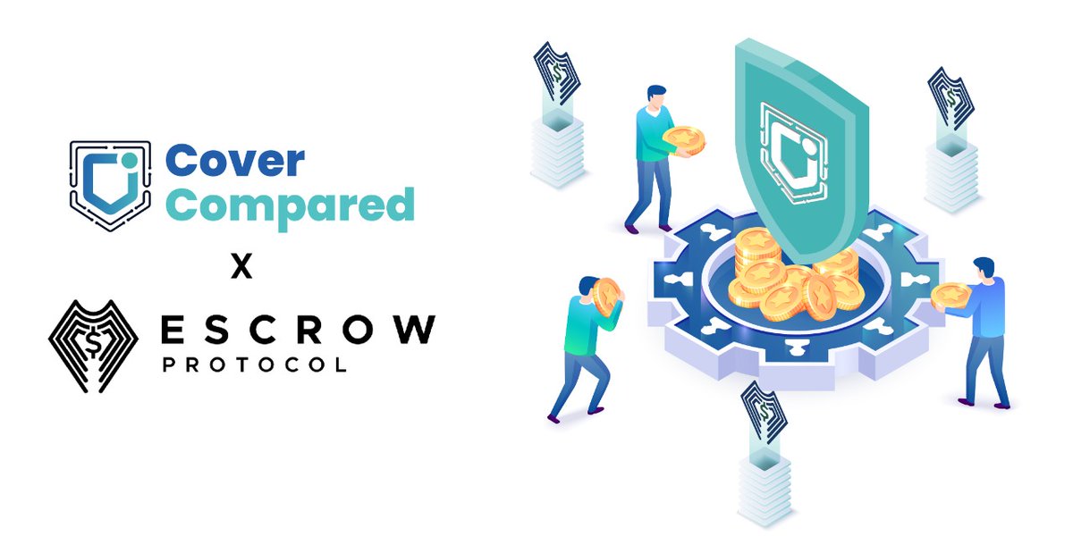 Did someone say #partnership?

Super thrilled to welcome <a href="/EscrowProtocol/">ESCROW PROTOCOL</a> onboard🎉
#Investors can now insure their escrow funds on the CoverCompared platform🛡️

Read all about it👇
tinyurl.com/486bj62e

$CVR $ESCROW #DeFi #insurance