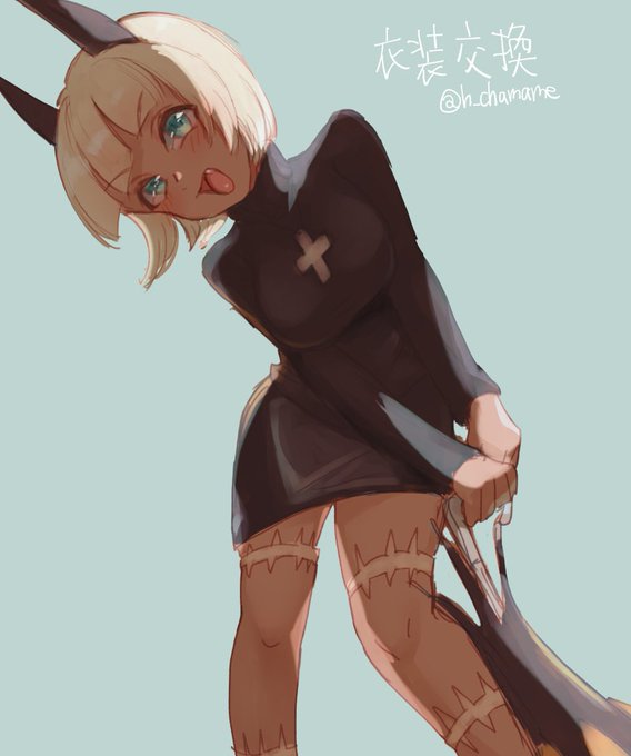 10分オーバーです
衣装交換🐱🌂
#スカルガ版深夜の真剣お絵描き60分一本勝負
#Skullgirls1HourDrawing 