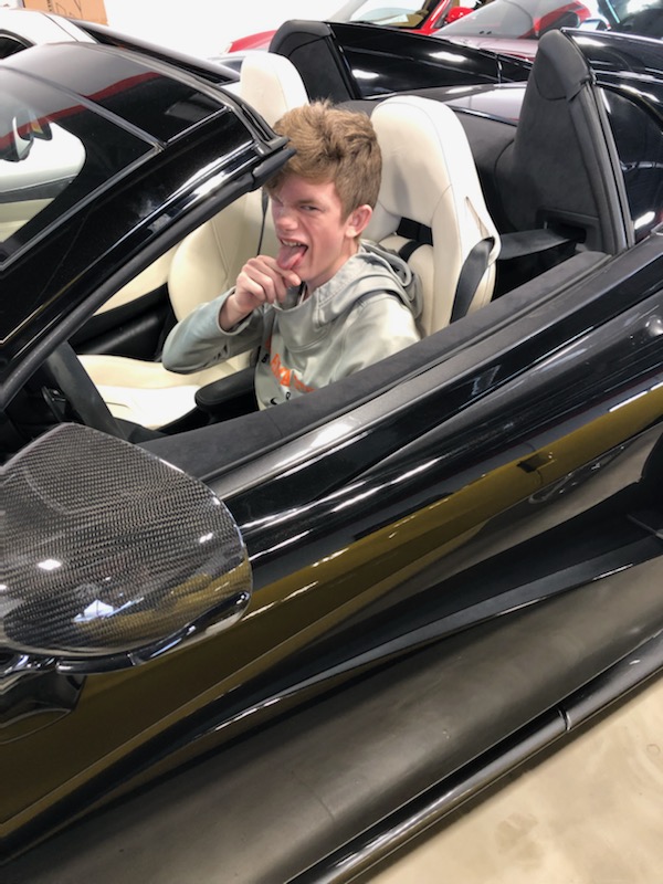 RogNShan's tweet photo. Not everyone speaks Carter's language but when you do its magic.  Thanks to Pete for making his 17th birthday so memorable.  You are the best! https://t.co/TQA4H7mQOS