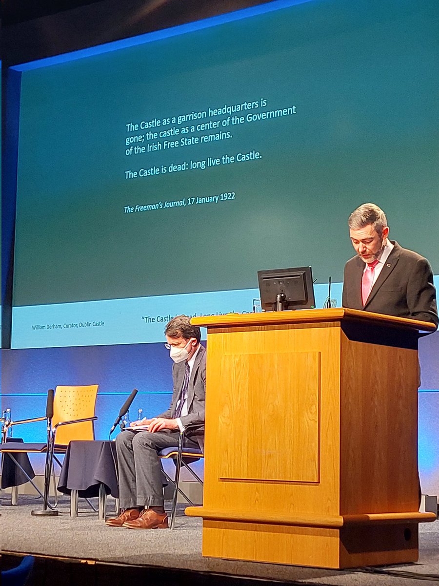 Handover of Dublin Castle Centenary Conference tweet media