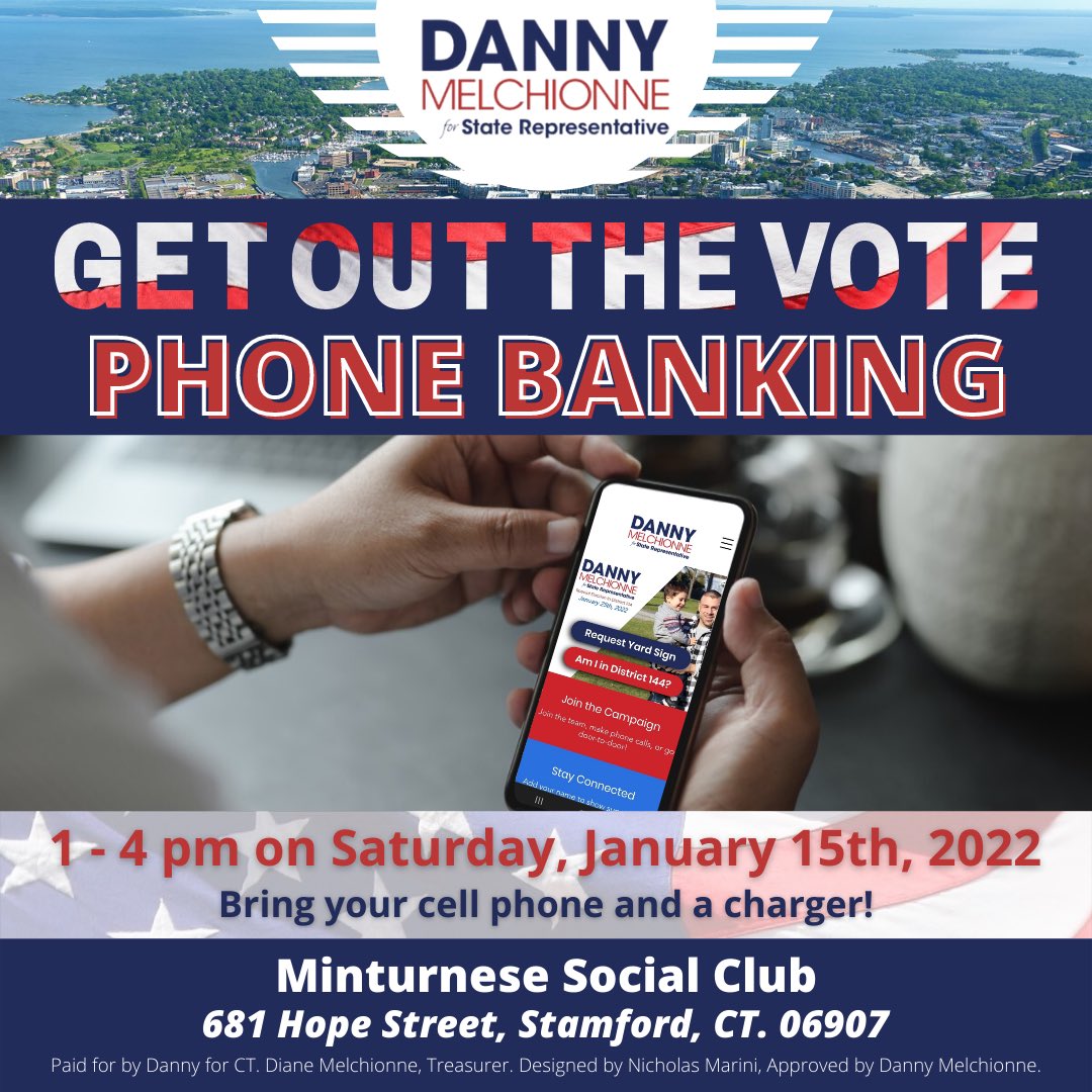 Hope to see many of you today in Stamford. <a href="/CTGOP/">CTGOP</a>