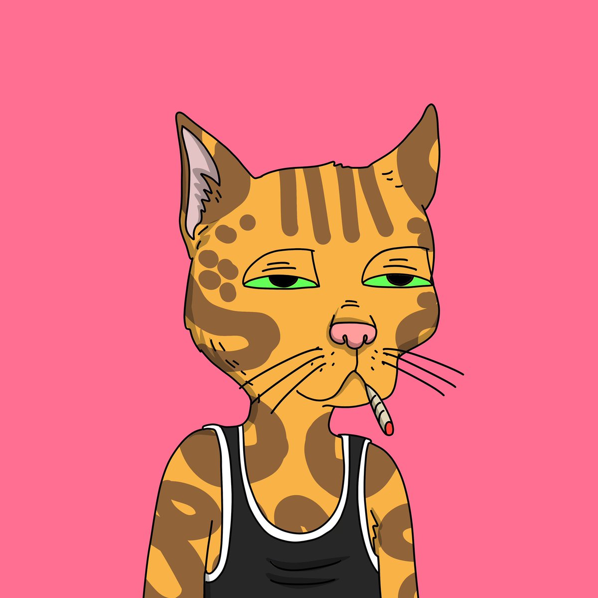 BuddyNugzz's tweet image. Happy #Caturday Gang $gang @GutterCatGang Tha Gutter is the Vibe - If you know you know 😾💨