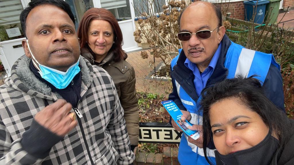 Another team in Rayners Lane receiving great responses on the doors 🚪 #turningharrowblue