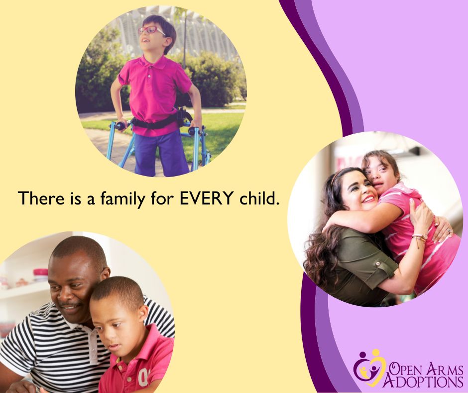 OAAdoptOH's tweet image. No child is unadoptable. #differentneeds #adoption