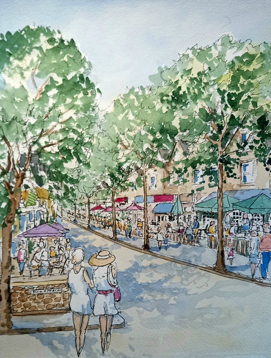 VisitMinehead's tweet photo. Here’s a sneak preview of the artwork for the Minehead Shopper’s Guide this year. 

25,000 copies of this beautiful pocket guide, illustrated by local artist David Jessup ft. Lower Avenue will available from Easter.

#WeAreMinehead #shoppersguide #shoplocal #minehead #shopping https://t.co/3WlKpdKUVQ