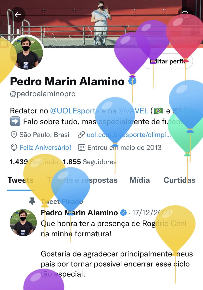 Subiram os balões por aqui! A maioridade chegou 😂🙏