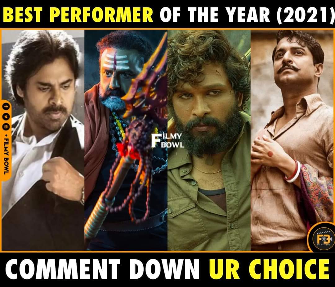FilmyBowl's tweet photo. Best Performer?
#PawanKalyan #Balakrishna #AlluArjun #Nani
#FilmyBowl 

Follow @SatishKTweets &amp; @FilmyBowl https://t.co/kEExVDmGRL