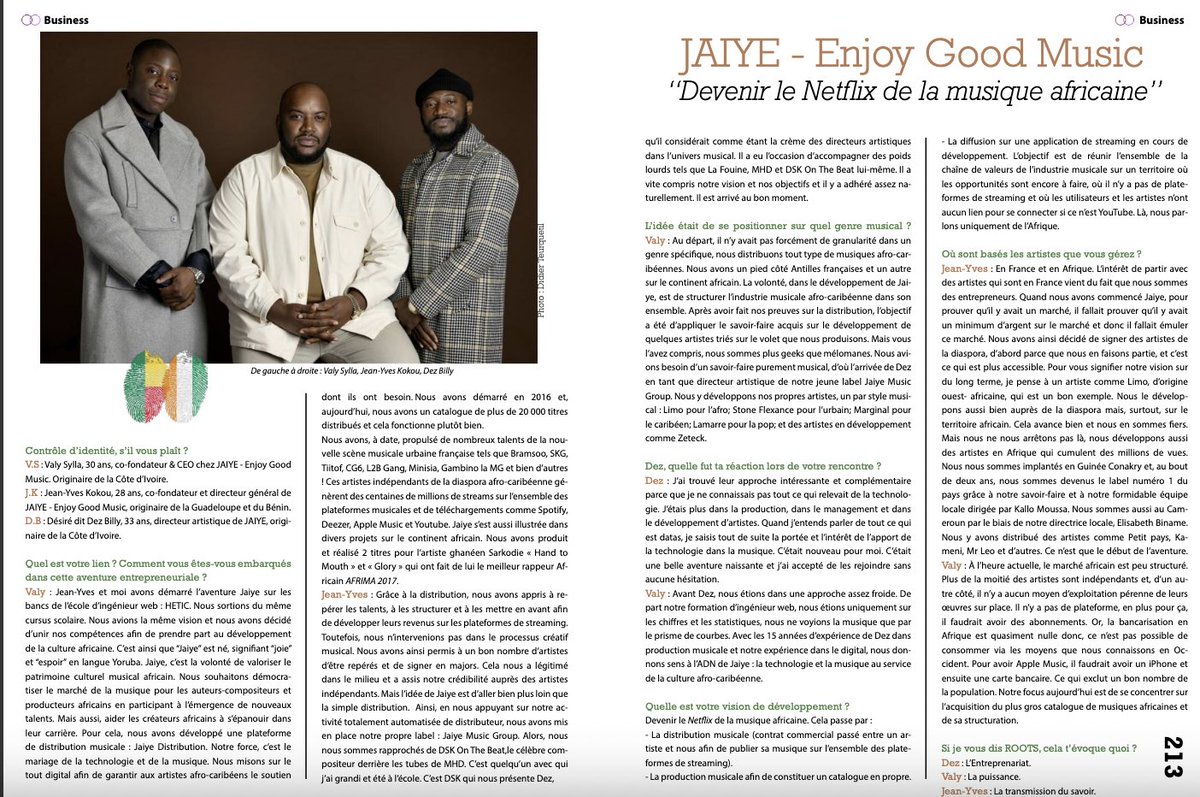 JeanYves_K's tweet photo. Pour célébrer son 10ème anniversaire🎂, le #rootsmagazine 🗞 a dévoilé dans une édition spéciale une cinquantaine de portraits de personnalités et d'acteurs majeurs, au parcours d'exception, oeuvrant pour l'Afrique et son rayonnement mondial. ✨ https://t.co/xjqg1qjJkj