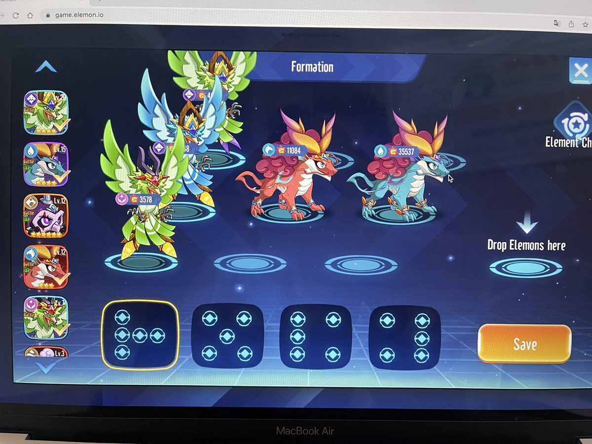 Team #Elemon ko mạnh nhưng mà rất đẹp 💕💕