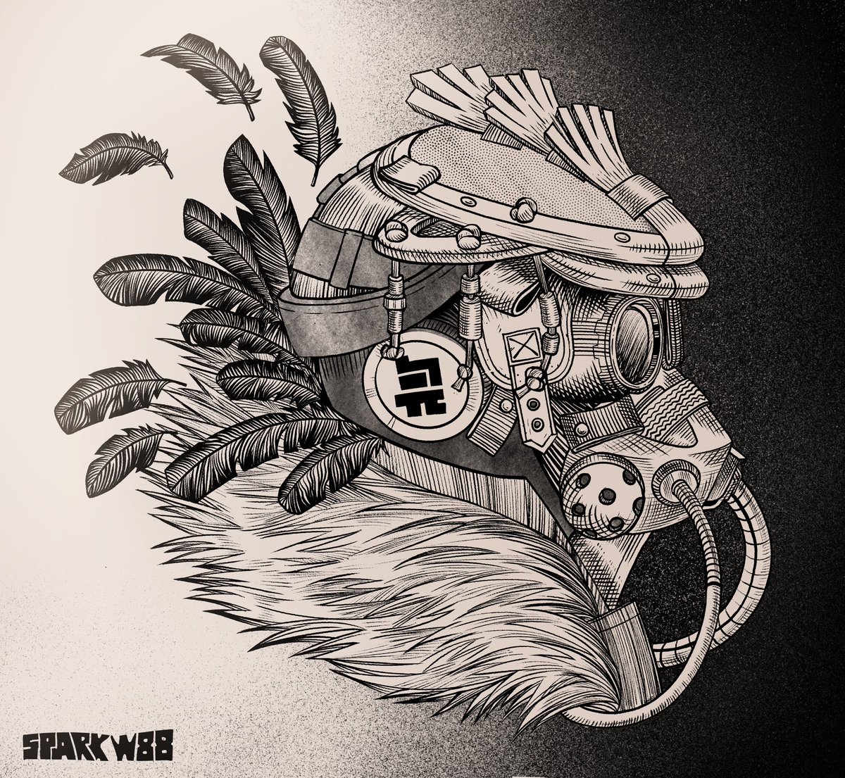 I can advise you zoom here, I was working a lot 💖
#Bloodhound #ApexLegendsFanart #Apex