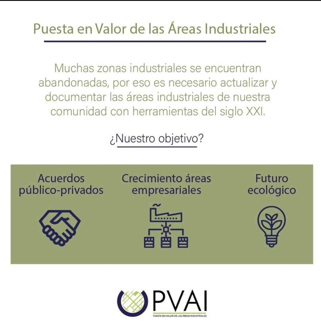 PVAIspain's tweet photo. ¿No nos conoces? 👉👀Nacimos de la mano de la Federación de Polígonos Empresariales de Aragón  #fepea ⚡ En #PVAI ♻ Reivindicamos la importancia de los polígonos de nuestros pueblos y ciudades para frenar la despoblación con inversión pública y privada. https://t.co/1YWbUiCbOz