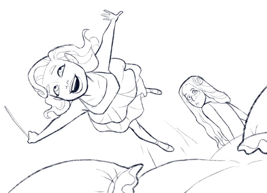 trying to lighten things up~ 