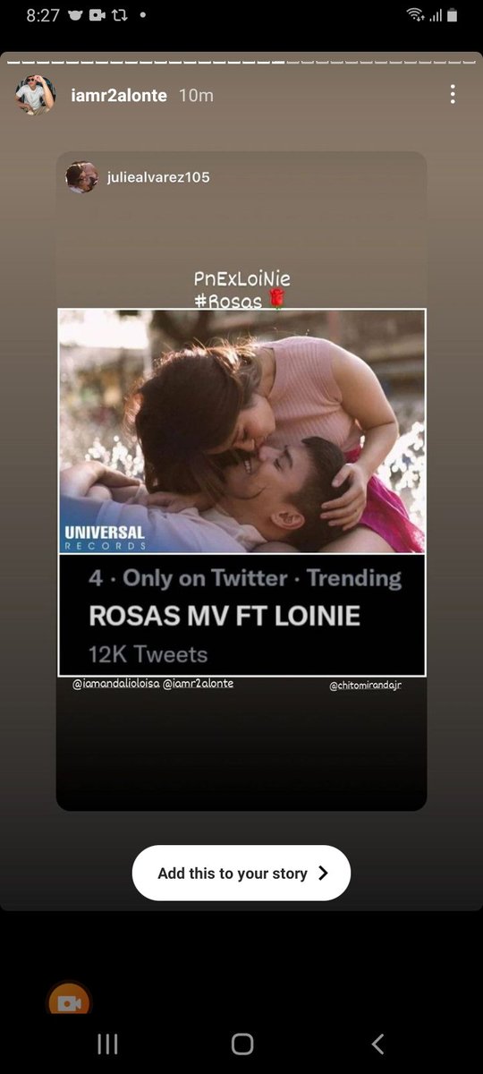 JulieAlvarez's tweet photo. Hala! Kilig nmn ako sa dalawang gwapo na ito,thanks @iamr2alonte @chitomirandajr 😍🤗 Congrats ulit PnExLoiNie 👏 Solid!👌🌹💜 https://t.co/OuElIcuVec