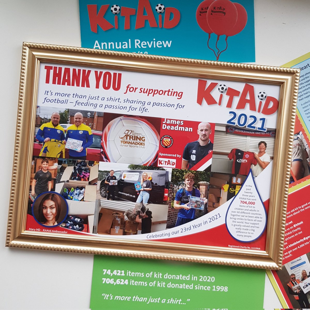 Thank you to all the teams, parents, players, and coaches who have donated unwanted football kit this last few months. In total 6 large overflowing bin bags have now been donated to <a href="/KitAid/">KitAid</a> all gratefully received 👏👏