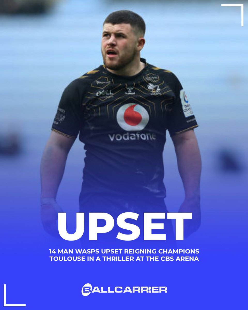 BallCarrier_'s tweet photo. What a result for Waps.
A try down after 2 minutes.
Played 46 minutes with 14 men.
Beat the reigning Champions.
#WASvTOU https://t.co/Lery7xMJMt